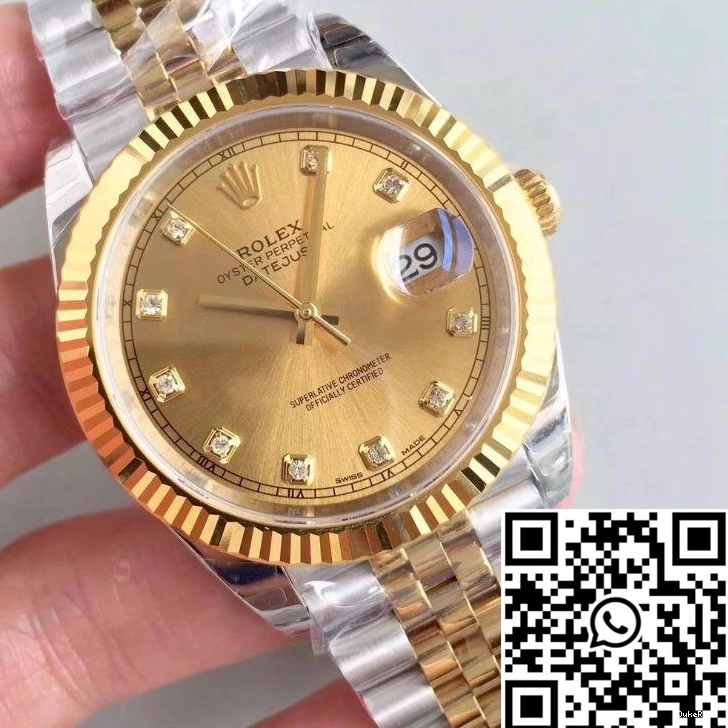 Datejust Rolex 41MM Factory EW Champagne M126333-0012 II Dial 0214